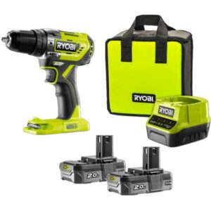 Ryobi ONE+ Akku-Schlagbohrschrauber R18PD5-220S, 18Volt (grün/schwarz, 2x Li-Ionen Akku 2,0Ah)