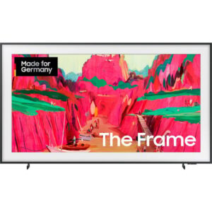 SAMSUNG GQ65LS03FWUXZG The Frame Pro, QLED-Fernseher (163 cm (65 Zoll), schwarz, UltraHD/4K, Mini-LED, Austauschbare Rahmen, Wireless One Connect Box, 100Hz Panel)