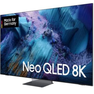 SAMSUNG GQ75QN990FTXZG Neo-QLED 8K Vision AI, QLED-Fernseher (189 cm (75 Zoll), schwarz, 8K/FUHD, Mini-LED, Entspiegelt, Art Store, Wireless One Connect Box, 100Hz Panel)