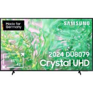 SAMSUNG GU-55DU8079, LED-Fernseher (138 cm (55 Zoll), schwarz, UltraHD/4K, WLAN, Bluetooth, HDR10+)