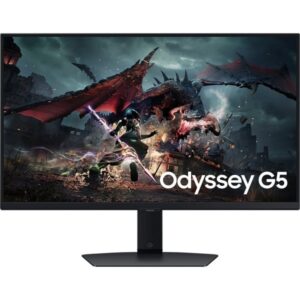 SAMSUNG Odyssey G50D S27DG500EU, Gaming-Monitor (68 cm (27 Zoll), schwarz, WQHD, IPS, AMD Free-Sync, 180Hz Panel)