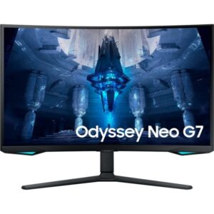 SAMSUNG Odyssey Neo G7 S32BG750NP, Gaming-Monitor (80 cm (32 Zoll), schwarz, UltraHD/4K, VA, AMD Free-Sync, HDMI 2.1, 165Hz Panel)