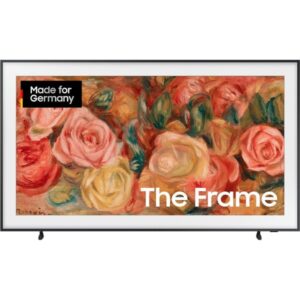 SAMSUNG The Frame GQ-75LS03D, QLED-Fernseher (189 cm (75 Zoll), schwarz, UltraHD/4K, SmartTV, Art Mode, One Connect Box, 120Hz Panel)