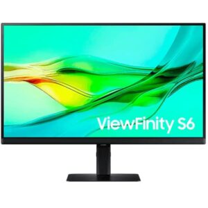 SAMSUNG ViewFinity S60UD S27D600UAU, LED-Monitor (68 cm (27 Zoll), schwarz, QHD, IPS, USB-C, 100Hz Panel)
