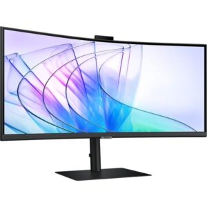 SAMSUNG ViewFinity S65VC S34C652VAU, LED-Monitor (86 cm (34 Zoll), schwarz, UWQHD, VA, Curved, AMD Free-Sync, HDMI, DP, USB-C, 100Hz Panel)