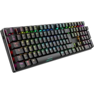 Sharkoon SKILLER SGK36W, Gaming-Tastatur (schwarz, DE-Layout, Huano Red)