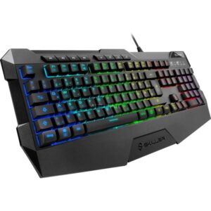 Sharkoon SKILLER SGK4, Gaming-Tastatur (schwarz, DE-Layout, Rubberdome)