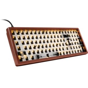 Sharkoon SKILLER SGK50 S2 Wood Barebone, Gaming-Tastatur (holz)