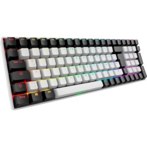 Sharkoon SKILLER SGK50 S2, Gaming-Tastatur (weiß, DE-Layout, Gateron Red)