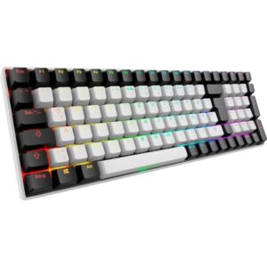 Sharkoon SKILLER SGK50 S2, Gaming-Tastatur (weiß, DE-Layout, Gateron Yellow)