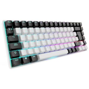 Sharkoon SKILLER SGK50 S3, Gaming-Tastatur (weiß, ES-Layout, Gateron Yellow)