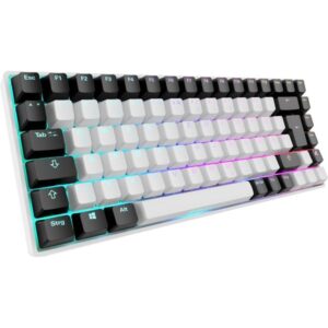 Sharkoon SKILLER SGK50 S3, Gaming-Tastatur (weiß, DE-Layout, Gateron Brown)