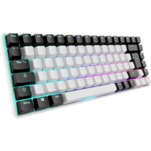 Sharkoon SKILLER SGK50 S3, Gaming-Tastatur (weiß, DE-Layout, Gateron Yellow)