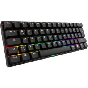 Sharkoon SKILLER SGK50 S4 Gen2 PBT, Gaming-Tastatur (schwarz, DE-Layout, Gateron G Pro 3.0 Yellow)