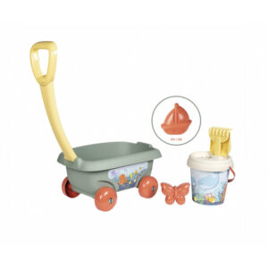 Smoby Life Handwagen mit Eimergarnitur, Gartenspielgerät