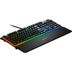 SteelSeries APEX 3, Gaming-Tastatur (schwarz, DE-Layout, Rubberdome)