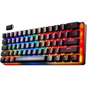 SteelSeries Apex Pro Mini Wireless, Gaming-Tastatur (schwarz, DE-Layout, SteelSeries OmniPoint 2.0)