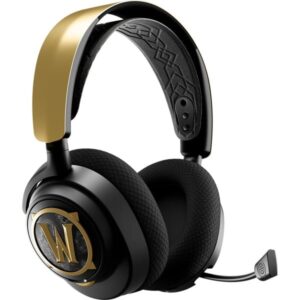 SteelSeries Arctis Nova 7 WL - World of Warcraft Edition, Gaming-Headset (schwarz/gold, USB-C, Bluetooth)