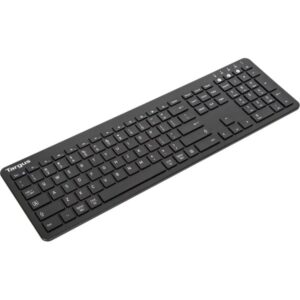 Targus Antimikrobielle Bluetooth-Tastatur für mehrere Geräte (schwarz, DE-Layout)