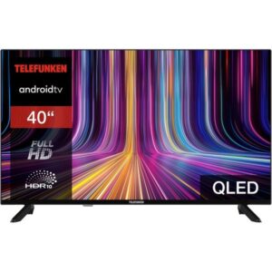 Telefunken QF40AO750S, LED-Fernseher (102 cm (40 Zoll), schwarz, FullHD, Triple Tuner, Mediaplayer, Smart-TV, Q-LED)