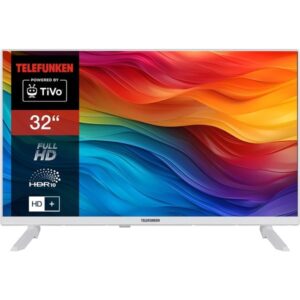 Telefunken XF32TO750S-W, LED-Fernseher (80 cm (32 Zoll), weiß, FullHD, Triple Tuner, Mediaplayer, Smart-TV)