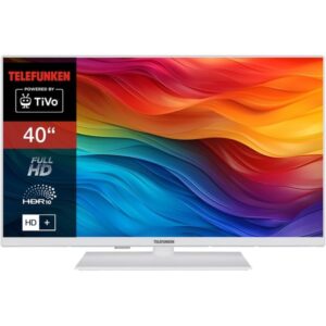 Telefunken XF40TO750M-W, LED-Fernseher (102 cm (40 Zoll), weiß, FullHD, Triple Tuner, Mediaplayer, Smart-TV)