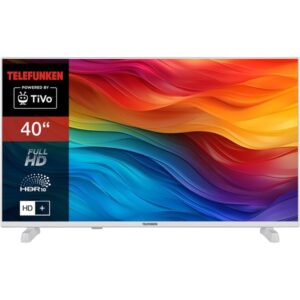 Telefunken XF40TO750S-W, LED-Fernseher (102 cm (40 Zoll), weiß, FullHD, Triple Tuner, Mediaplayer, Smart-TV)