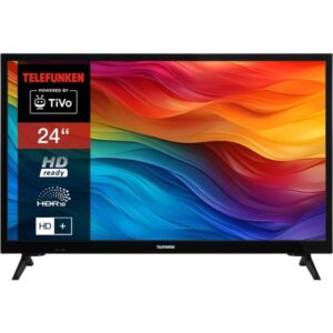 Telefunken XH24TO550S, LED-Fernseher (60 cm (24 Zoll), schwarz, WXGA (HD-ready), Triple Tuner, Mediaplayer, Smart-TV)