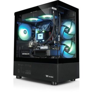 Thermaltake FTW A-Line LCS 5060, Gaming-PC (schwarz/transparent, Windows 11 Pro)