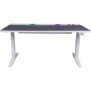 Thermaltake G700 RGB White Gaming Desk, Gaming-Tisch (weiß, RGB-LED-Lichtleiste 16,8 Millionen Farben)