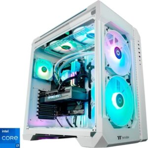 Thermaltake Ganymed V2 Snow, Gaming-PC (weiß/transparent, Windows 11 Home 64-Bit)