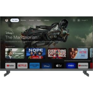 Thomson 65QG4S14, QLED-Fernseher (164 cm (65 Zoll), dunkelgrau, UltraHD/4K, Google TV, Triple-Tuner, HDR)
