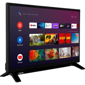 Toshiba 24WA2063DAZ, LED-Fernseher (60 cm (24 Zoll), schwarz, WXGA, Smart TV, Triple Tuner, Google Assistant)