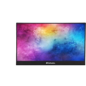 Verbatim PM-14, LED-Monitor (35.5 cm (14 Zoll), schwarz, FullHD, IPS, USB-C, HDR)