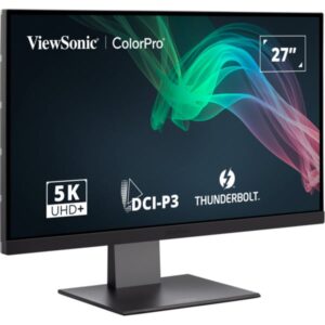 ViewSonic VP2788-5K, LED-Monitor (68.6 cm (27 Zoll), schwarz, 5K, IPS, Thunderbolt 4, USB-C)