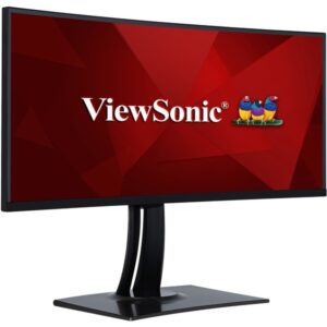 ViewSonic VP3881a, LED-Monitor (95.3 cm (38 Zoll), schwarz, WQHD+, IPS, Curved, Pantone validiert)