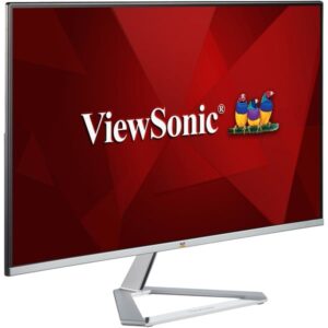 ViewSonic VX2476-smh, LED-Monitor (60.5 cm (23.8 Zoll), schwarz/silber, FullHD, IPS, HDMI, VGA, 100Hz Panel)