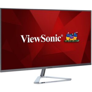 ViewSonic VX3276-2K-MHD-2, LED-Monitor (80 cm (31.5 Zoll), schwarz (matt)/silber, QHD, IPS, HDMI, DP, Mini-DP)
