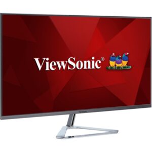 ViewSonic VX3276-MHD-3, LED-Monitor (80 cm (31.5 Zoll), schwarz (matt)/silber, FullHD, IPS, HDMI, DP, VGA)