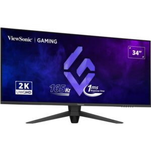 ViewSonic VX3480-2K-PRO, Gaming-Monitor (86.4 cm (34 Zoll), schwarz, UWQHD, VA, HDR, AMD FreeSync Premium, 165Hz Panel)