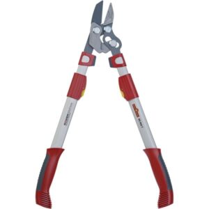 WOLF-Garten Amboss-Astschere Power Cut RS 900 T "Premium Plus" (rot/grau, Teleskopstiele 65cm - 90cm)