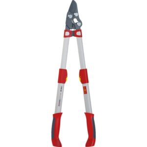 WOLF-Garten Bypass-Astschere Power Cut RR 900 T "Premium Plus" (rot/grau, Teleskopstiele 65cm - 90cm)