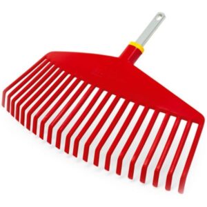 WOLF-Garten Kunststoffbesen Ui-M, multi-star (rot/gelb, 42cm)