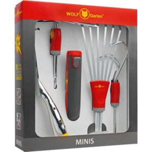 WOLF-Garten multi-star Mini-Set P 262, 5-teilig, Garten-Set (rot/grau)