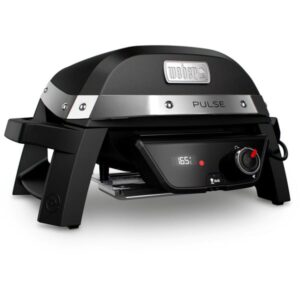 Weber Elektrogrill Pulse 1000 (schwarz/silber, 1.800 Watt)