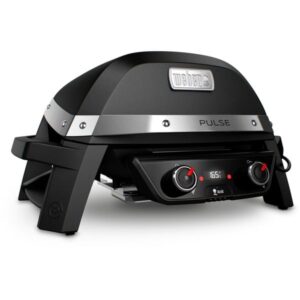 Weber Elektrogrill Pulse 2000 (schwarz/silber, 2.200 Watt)