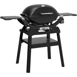 Weber Gasgrill Q 2200N mit Stand (schwarz, 4,10 kW, mit Seitentischen)