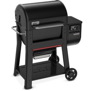 Weber Holzpelletgrill Searwood (schwarz, WLAN und Bluetooth, App-Steuerung)
