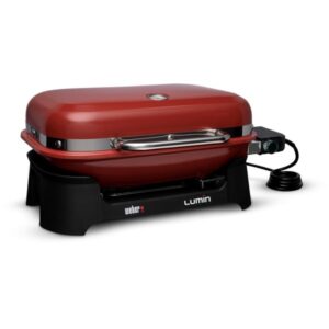 Weber Lumin Elektrogrill (dunkelrot, 2.200 Watt)
