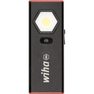 Wiha Handleuchte 1.200 lm, Taschenlampe (schwarz/rot)